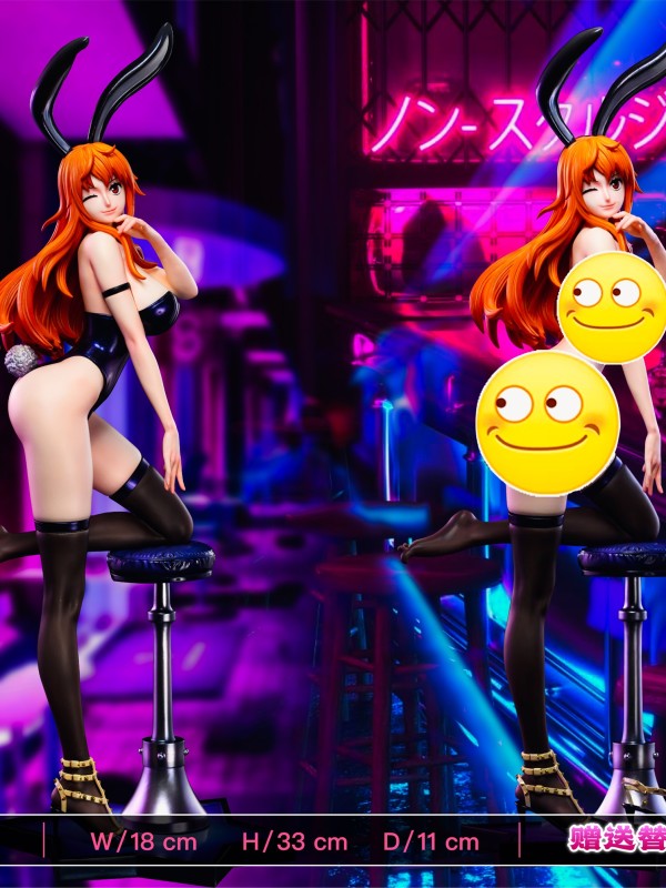 Wink Studio One Piece Nami Bunny Girl at a Bar Hot Sexy 1/6 Statue